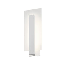 Load image into Gallery viewer, Midtown LED Wall Light in Tall/Textured White.
