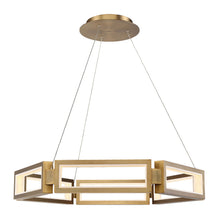 Load image into Gallery viewer, Mies LED Chandelier in Brushed Nickel (Large).
