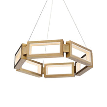 Load image into Gallery viewer, Mies LED Chandelier in Detail.

