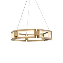 Load image into Gallery viewer, Mies LED Chandelier in Detail.
