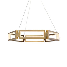 Load image into Gallery viewer, Mies LED Chandelier in Detail.
