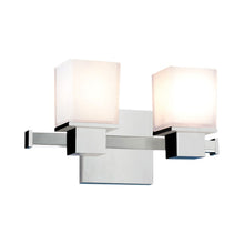 Load image into Gallery viewer, Milford Bath Vanity Wall Light in 2-Light/Polished Nickel.
