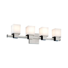 Load image into Gallery viewer, Milford Bath Vanity Wall Light in 4-Light/Polished Nickel.
