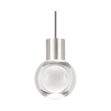 Load image into Gallery viewer, Mina 3-Light LED Pendant Light in Black / White/Satin Nickel.

