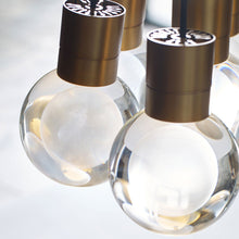 Load image into Gallery viewer, Mina 7-Light LED Pendant Light Detail.
