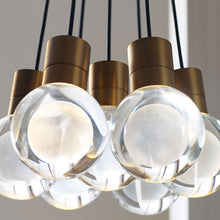 Load image into Gallery viewer, Mina 7-Light LED Pendant Light Detail.

