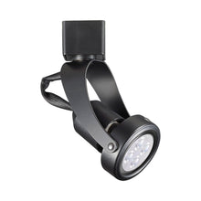 Load image into Gallery viewer, Mini Line Voltage 104 Track Head in Black (H Track/LED).
