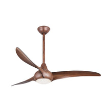 Load image into Gallery viewer, Light Wave LED Ceiling Fan in Distressed Koa (52-Inch).
