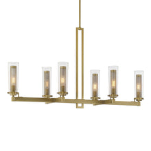 Load image into Gallery viewer, Emmerham Linear Pendant Light in Detail.
