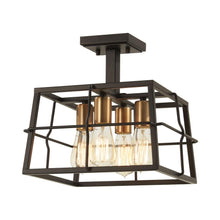 Load image into Gallery viewer, Keeley Calle Semi Flush Mount Ceiling Light.
