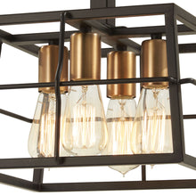 Load image into Gallery viewer, Keeley Calle Semi Flush Mount Ceiling Light in Detail.
