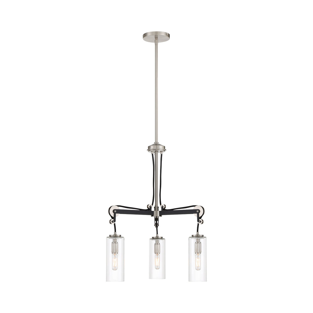 Pullman Junction Chandelier (3-Light).