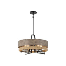 Load image into Gallery viewer, Silver Creek Drum Pendant Light.
