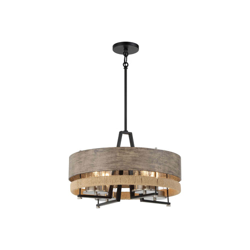 Silver Creek Drum Pendant Light.