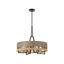 Load image into Gallery viewer, Silver Creek Drum Pendant Light (22.25-Inch).
