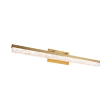 Load image into Gallery viewer, Minx LED Bath Vanity Light in Large/Aged Brass.
