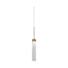 Load image into Gallery viewer, Minx LED Pendant Light in Bronze and Frosted.
