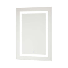 Load image into Gallery viewer, Mirrors LED Rectangular Mirror in Silver.
