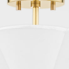 Load image into Gallery viewer, Alana Semi Flush Mount Ceiling Light in Detail.
