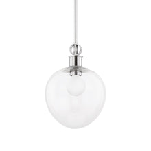Load image into Gallery viewer, Anna Pendant Light in Polished Nickel (Small).
