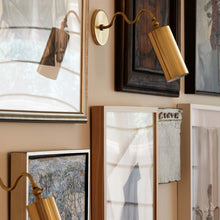 Load image into Gallery viewer, Bea Wall Light in living room.
