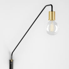 Load image into Gallery viewer, Becca Plug-In Wall Light in Detail.
