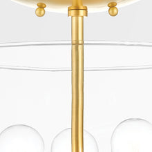 Load image into Gallery viewer, Bobbi Semi Flush Mount Ceiling Light in Detail.
