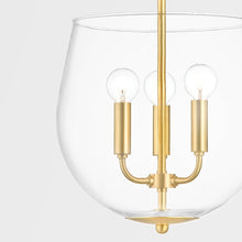 Load image into Gallery viewer, Bobbi Semi Flush Mount Ceiling Light in Detail.
