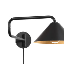 Load image into Gallery viewer, Brianna Plug-In Wall Light in Detail.
