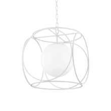 Load image into Gallery viewer, Claire Pendant Light in Texture White (Large).
