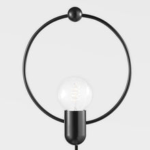 Load image into Gallery viewer, Darcy Plug-In Wall Light in Detail.
