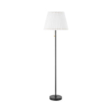 Load image into Gallery viewer, Demi LED Floor Lamp in Soft Black.
