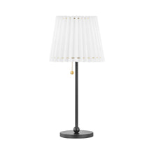 Load image into Gallery viewer, Demi LED Table Lamp in Soft Black.
