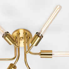 Load image into Gallery viewer, Donny Semi Flush Mount Ceiling Light in Detail.
