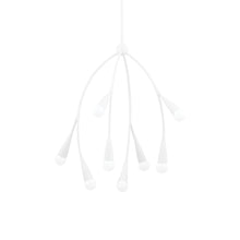 Load image into Gallery viewer, Elsa Chandelier in Textured White.
