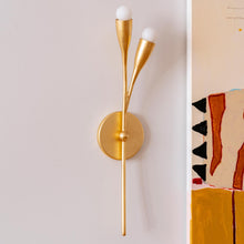 Load image into Gallery viewer, Elsa Wall Light in living room.
