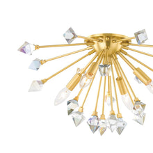 Load image into Gallery viewer, Genesis Flush Mount Ceiling Light in Detail.
