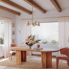 Load image into Gallery viewer, Gillian Chandelier in dining room.
