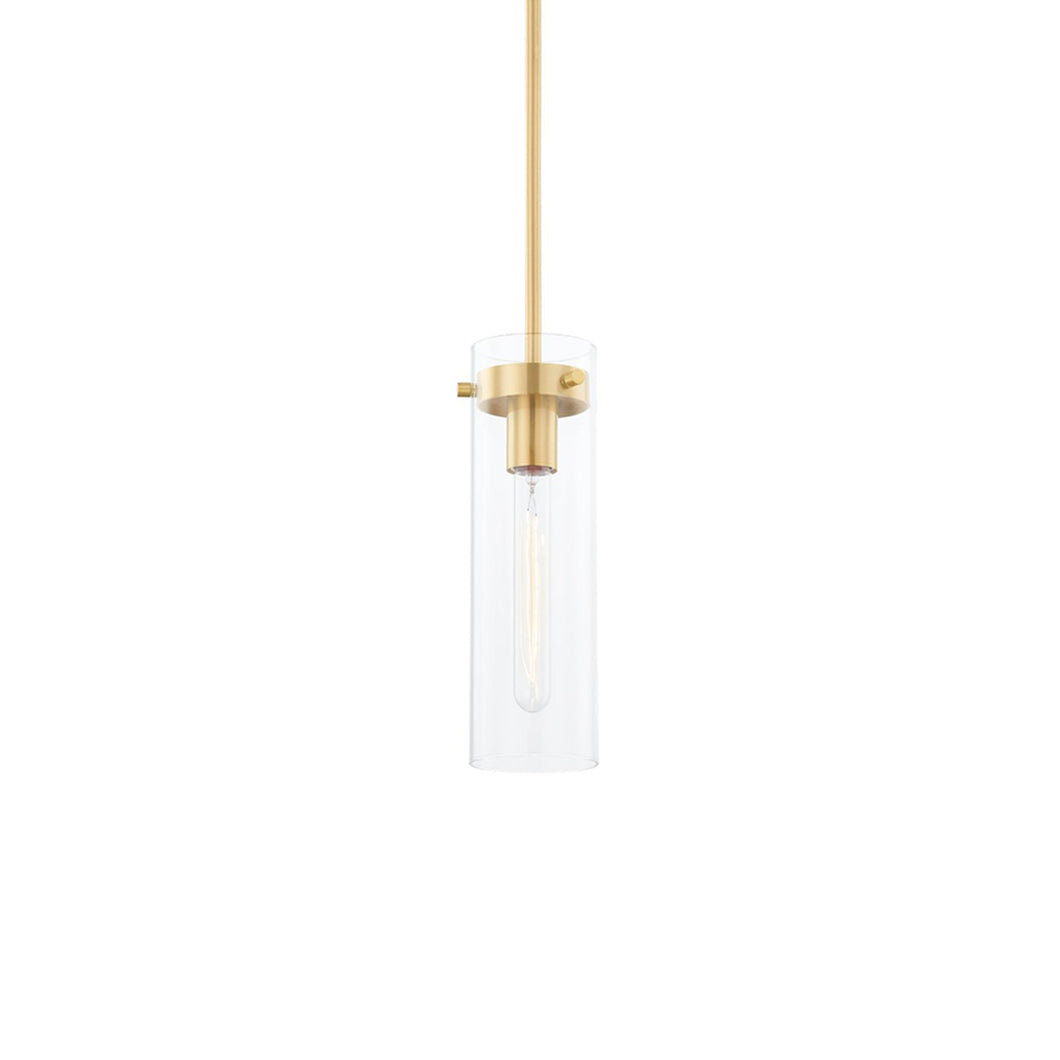 Haisley Wall Light in Aged Brass (Small).