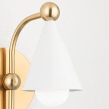 Load image into Gallery viewer, Hikari Bath Wall Light in Detail.
