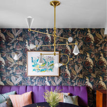 Load image into Gallery viewer, Hikari Chandelier in living room.

