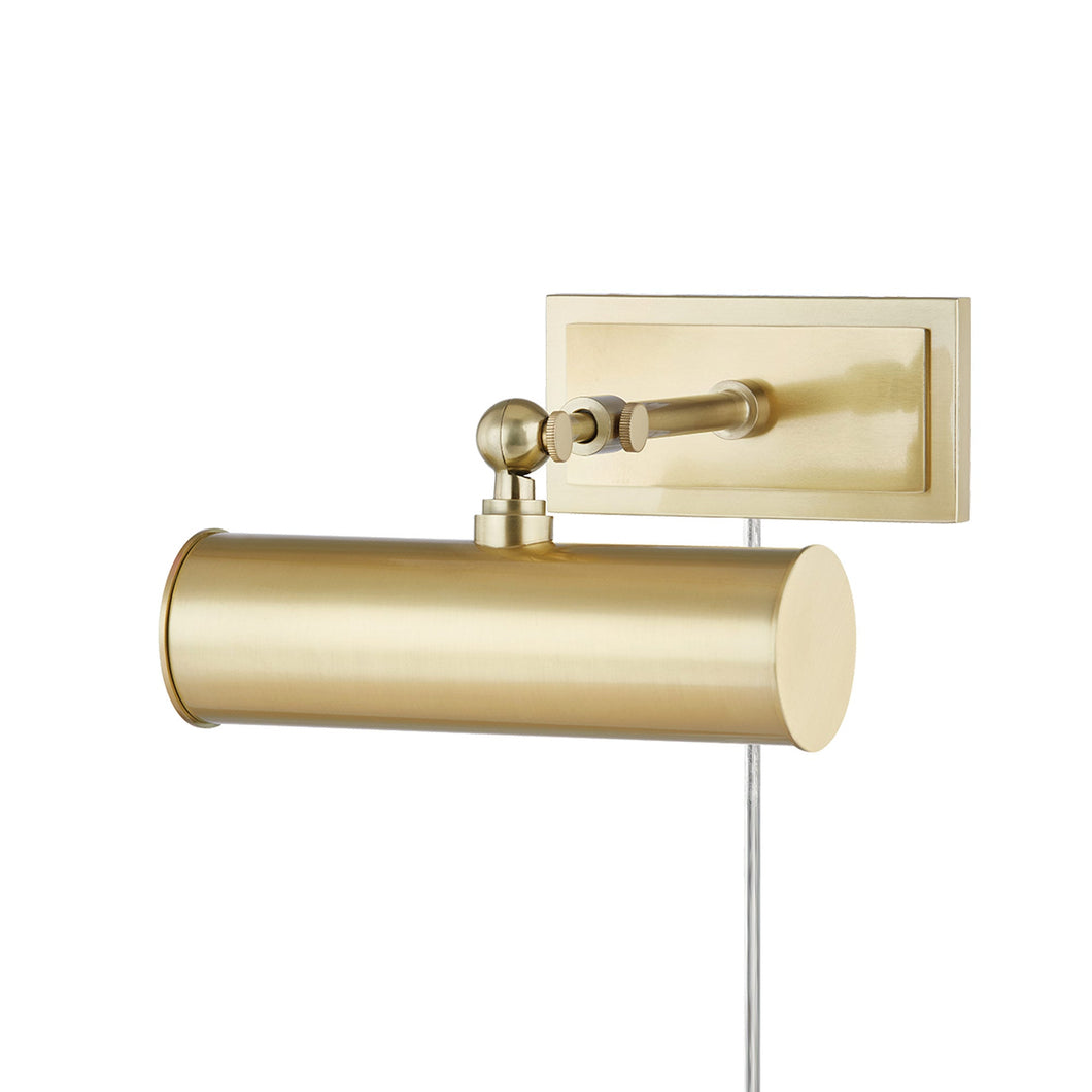 Holly Picture Light in Aged Brass (1-Light).