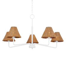Load image into Gallery viewer, Issa Chandelier in Texture White.
