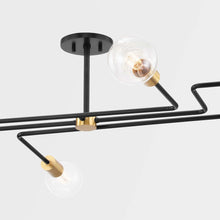 Load image into Gallery viewer, Jena Semi Flush Mount Ceiling Light in Detail.
