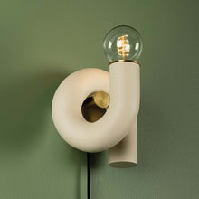 Load image into Gallery viewer, Jolie Plug-In Wall Light in Detail.
