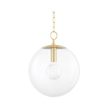 Load image into Gallery viewer, Juliana Pendant Light in Large/Aged Brass.
