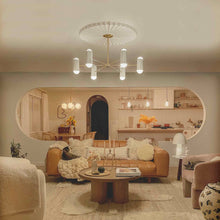 Load image into Gallery viewer, Kira Chandelier in living room.
