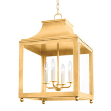Load image into Gallery viewer, Leigh Pendant Light in Vintage Gold Leaf (Largel).
