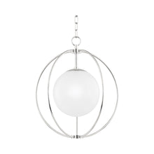 Load image into Gallery viewer, Lyla Pendant Light in Small/Polished Nickel.
