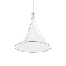 Load image into Gallery viewer, Madelyn Pendant Light in Polished Nickel (Large).
